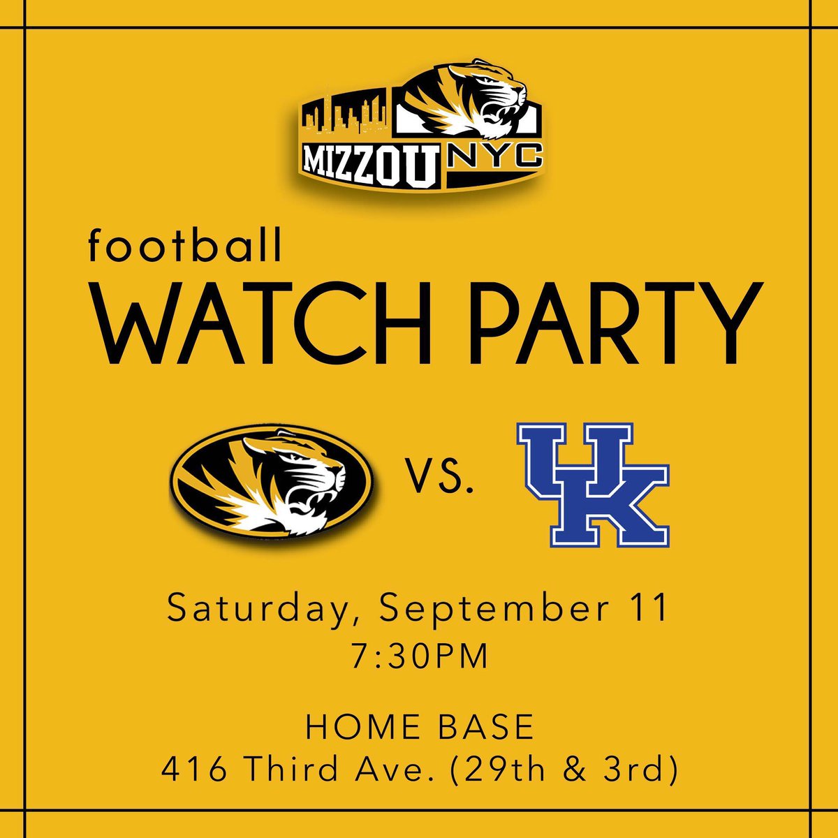 MizzouNYC's tweet photo. Tonight! 🐯 https://t.co/ZaO5iR4xCX