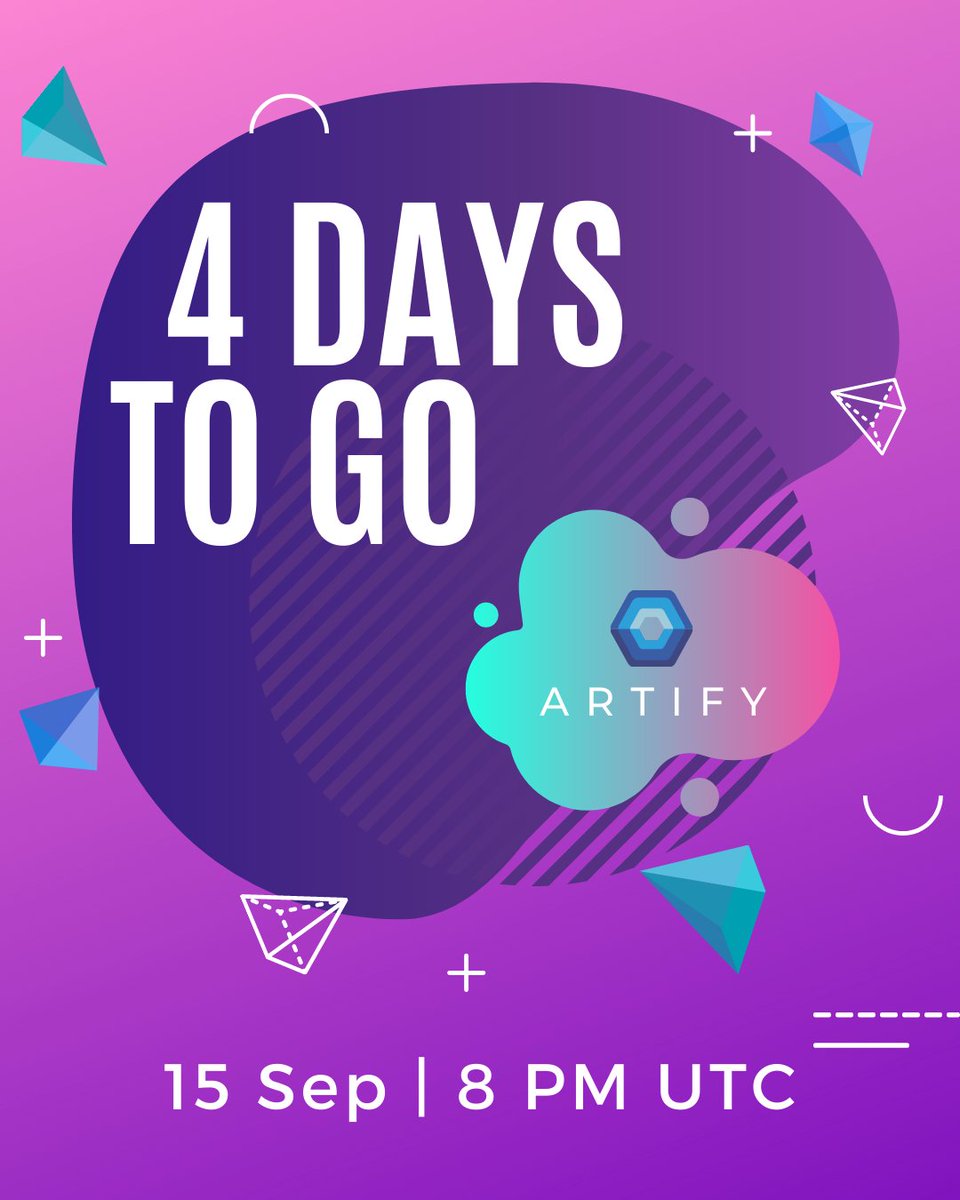 ArtifyDeFi's tweet photo. 🎇It’s less and less for the pre-sale! Are you all ready?
Only 4 days Left! 

📍Join our whitelist
https://t.co/y9ndJkCCrB

We will give a spot in the pre-sale to the person who tags more friends in this post🏆
#BSCGems #nft #BSCGem #BSCArmy #BSC2021 #BSCnft #presale #whitelist https://t.co/L1I1Zp7atl