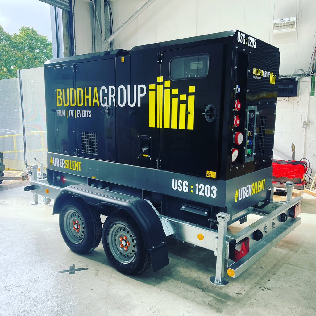Another of our #UberSilent #Generators heading out to power our friends @facilitiesby_adf for a few months while they look after the #facilities on a rather large #unitbase in #Manchester #onset #onlocation #ADF #facilities #unitmanager #generatorhire #power #locationpower