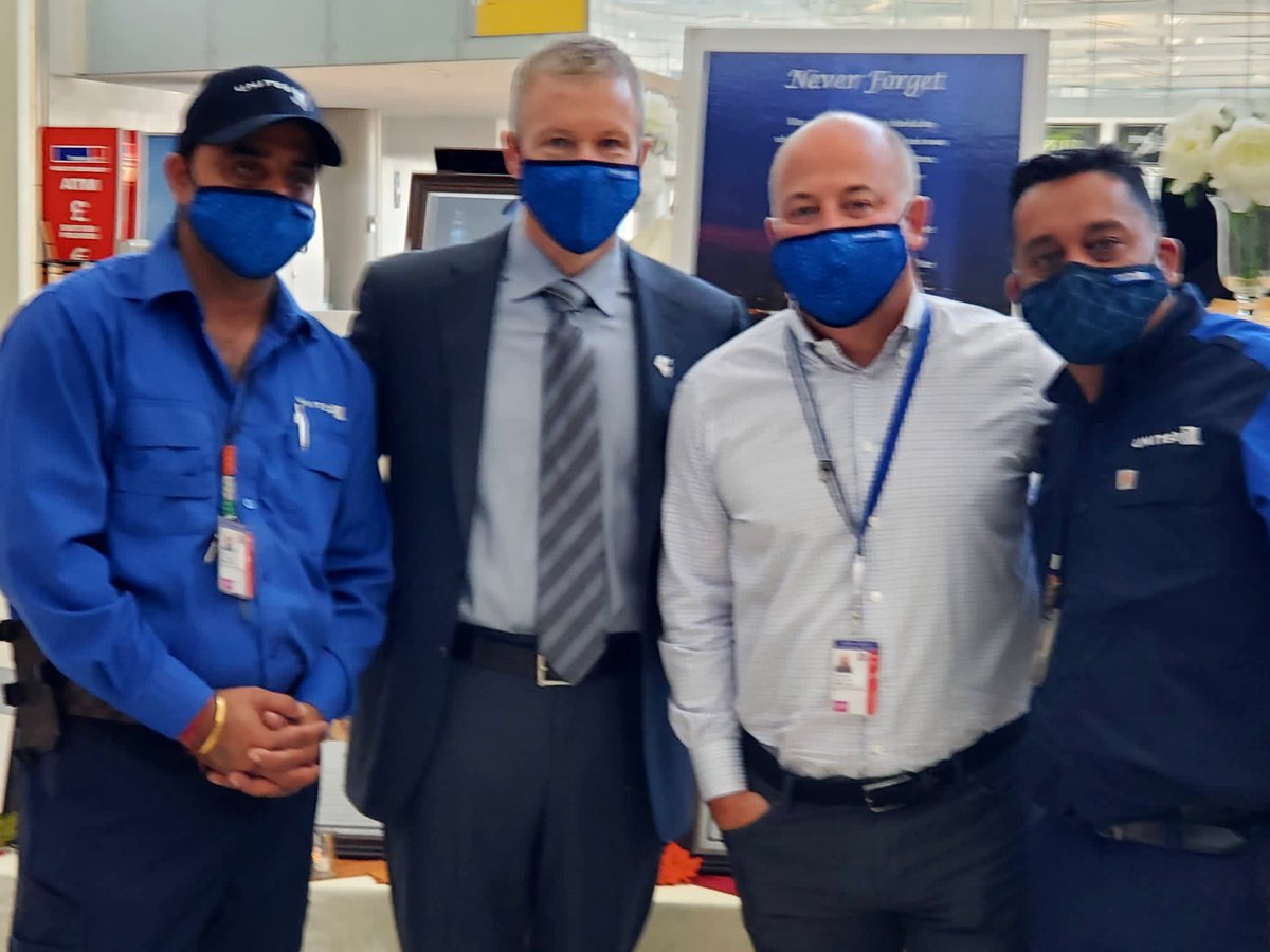 <a href="/weareunited/">We Are United</a> A somber day at #EWR as we commemorate the 20th anniversary of 9-11. We will #NeverForget our #BeingUnited ✈️ #Coworkers ✈️ #Sacrifices 🇺🇸