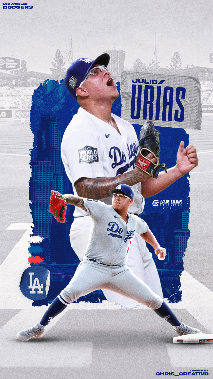 Christian Ramírez 𝕏 on X: Les dejo este fondo de pantalla que hice en  honor al líder de victorias de @LasMayores Julio Urías ⚾🔥 — #YoAmoElBeis  #MexicanPower #LasMayores #MLB #Dodgers #Wallpaper #Design