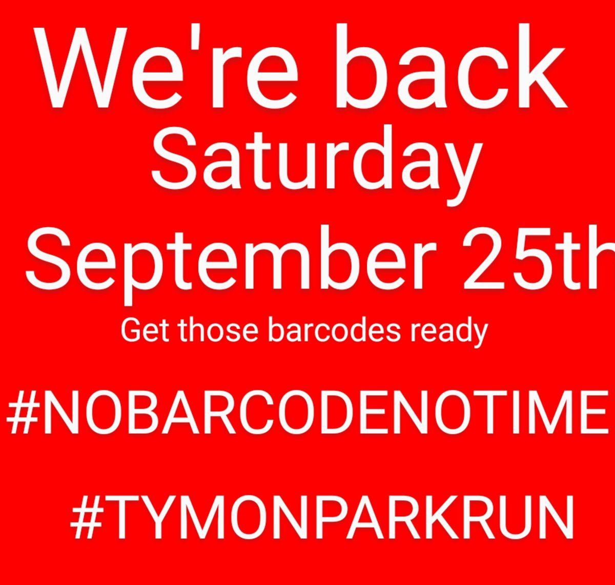 Tymon parkrun tweet media