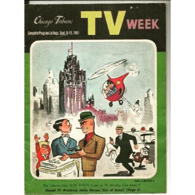 vanishedchicago's tweet photo. Today is the 60th anniversary of Bozo’s Circus and The Dick Tracy Show, hosted by Ray Rayner. They both debuted on September 11, 1961, on WGN-TV Channel 9 in Chicago. #BozosCircus60 #BozosCircusWGN60 https://t.co/f65N4elnPz