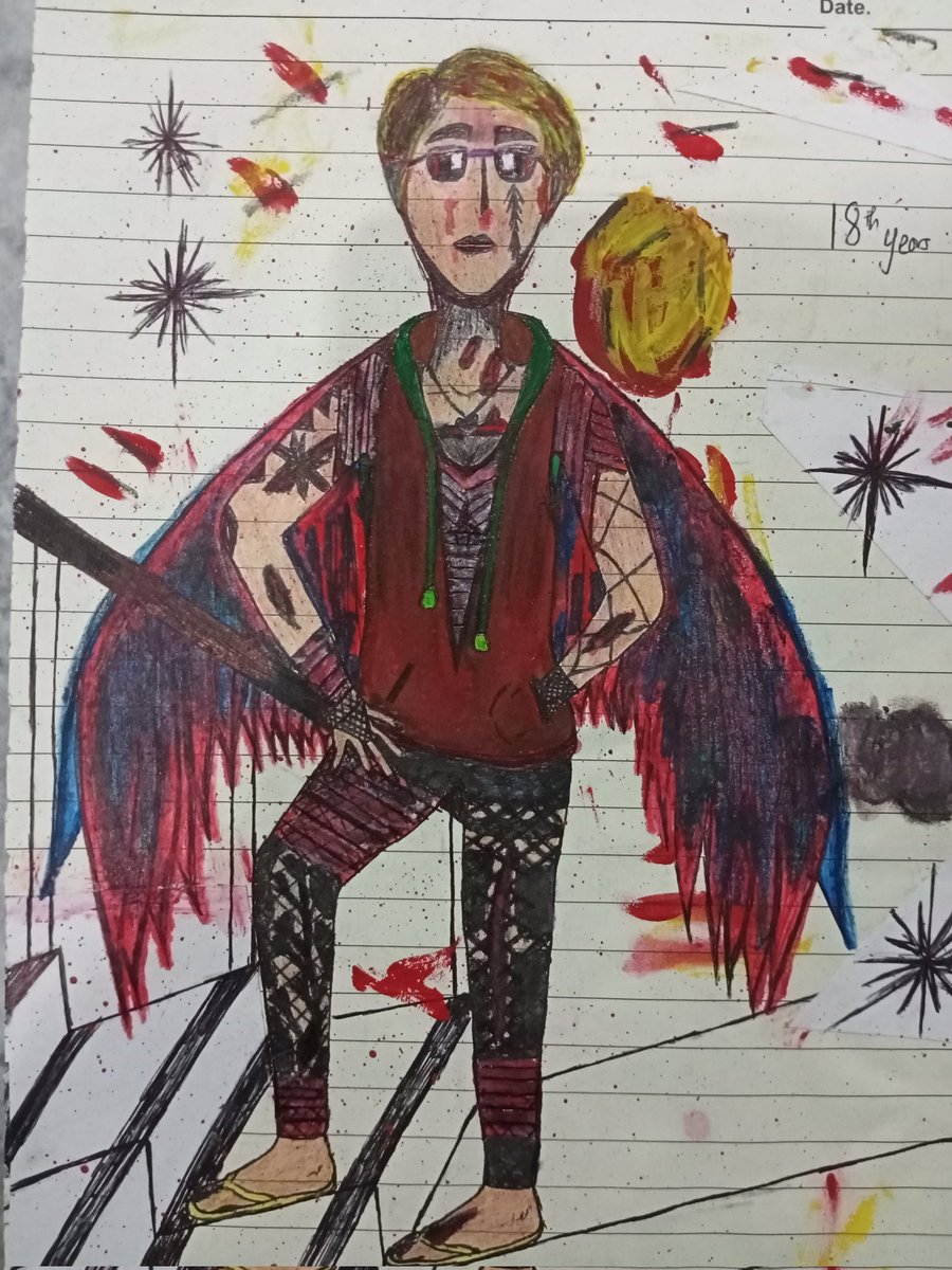 SelenophileWild's tweet photo. Pick up the pencil,
I did it out of curiosity and jealousy,
I am a toxic soul,
But it was worth exploring and doing,
It is worth being a scum,
It was worth to be alive again,
While I died years ago but the heart just beat, 
I turn cold but alive.

My OC drawings... https://t.co/QzSqI8dV5w
