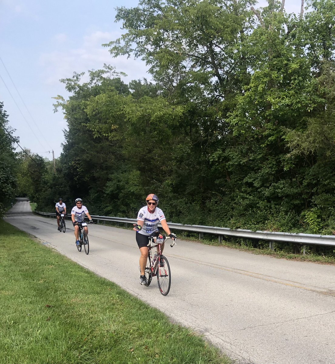 Loved getting to see and cheer on @MCMSpartanAP during her 65 mile bike ride today! So inspiring! #biketobeatcancer