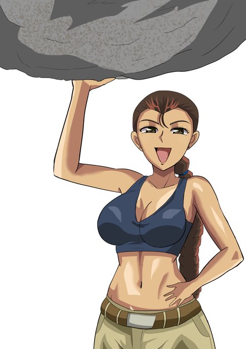 [R-18] アンジェリーナ・ロペス #アンジェリーナ・ロペス #こち亀 #スポーツブラ #裸 #怪力 https://t.co/8vw3rlbo55 