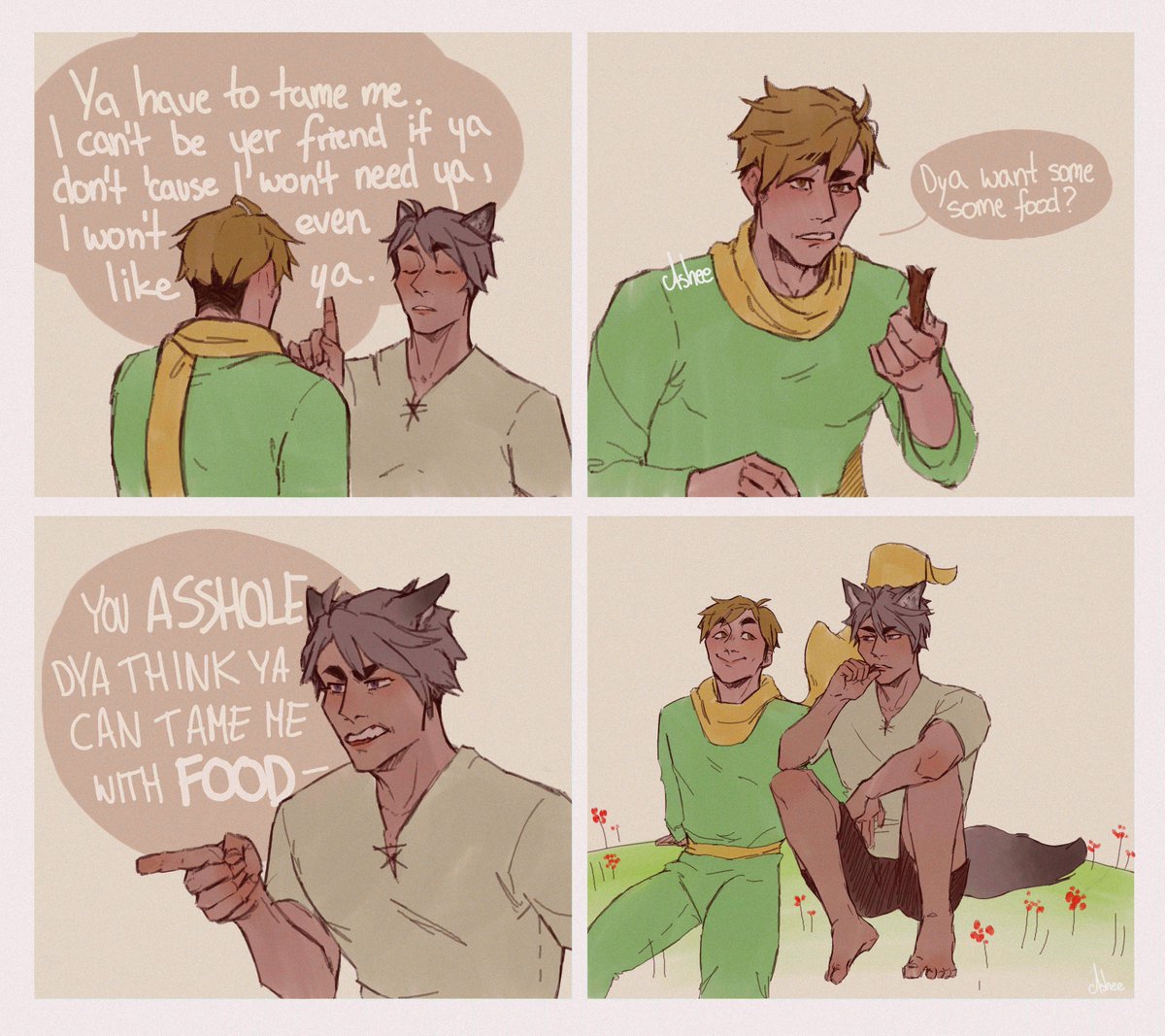 cAshee19's tweet image. The Little Prince x HQ :&amp;gt;

#miyatwins #miyaosamu #miyaatsumu #Haikyuu #haikyuufanart