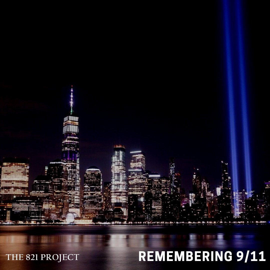 821Project's tweet image. It would be a profound understatement to say that 9/11 changed our country, world and individual lives forever.  It is important for us to continue to remember the events of the day and our collective humanity. #remembering911