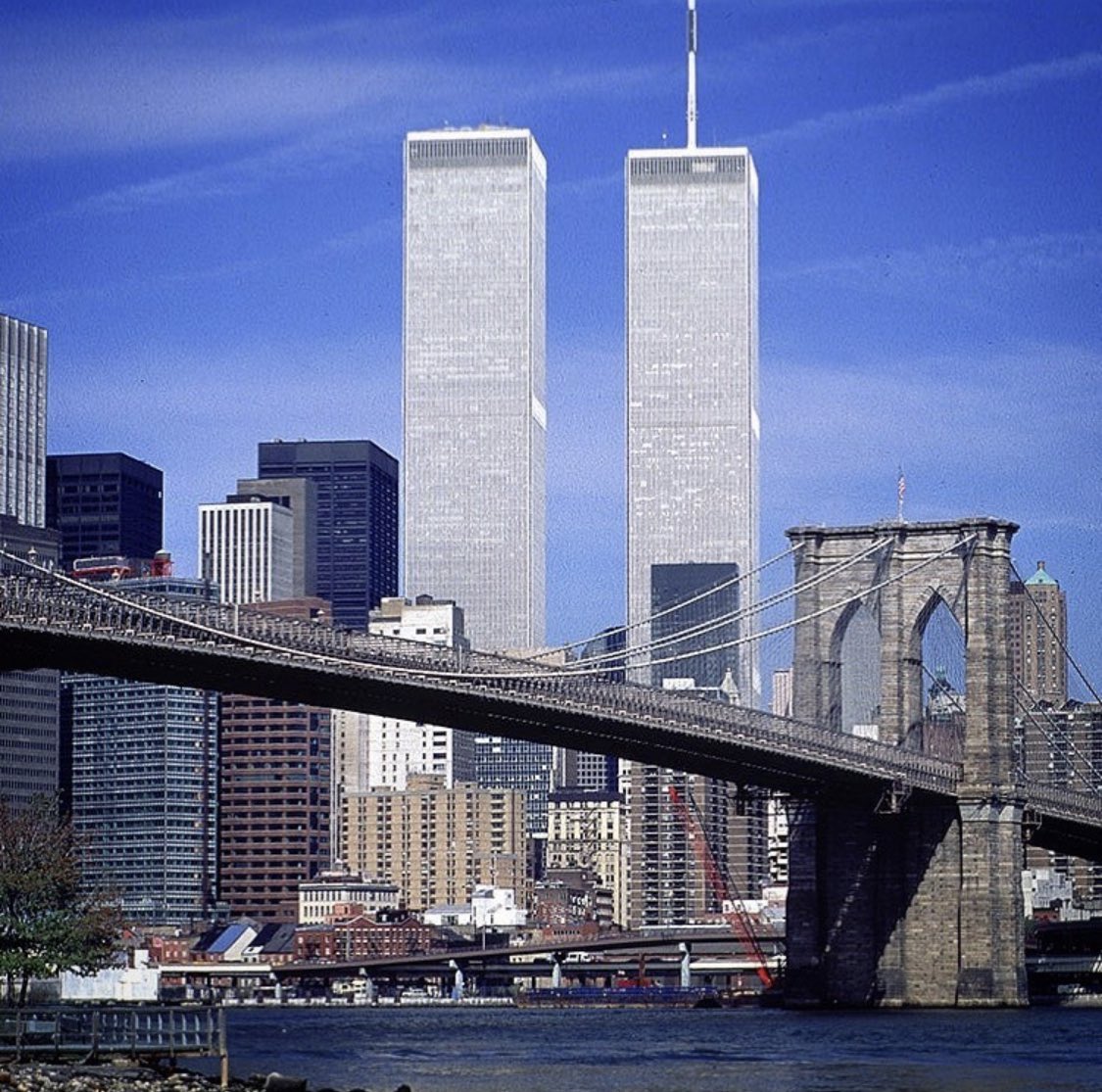 A month before 9/11/01 I got to pass through the iconic twin towers, and was very shocked after what happened! #neverforget