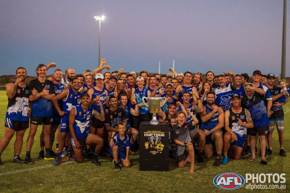 The <a href="/Toyota_Aus/">Toyota Australia</a> #PremiershipCupTour has continued its journey across Western Australia, heading to the Karratha Kats Football Club 😻