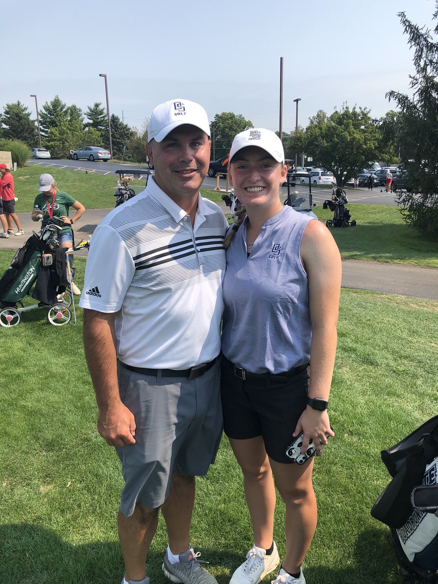 KeithSpalding's tweet photo. Congratulations to @MDonahue_golf on her first collegiate golf win. It was awesome watching you dig in and just play your game. @DaltonStateGolf @LafJeffGolf @indianahsgolf @samueltking https://t.co/rgSKBvsmdn