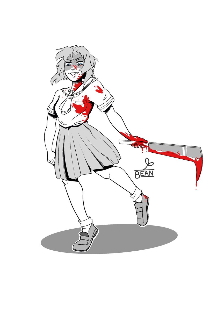 idealbean's tweet photo. TW:blood 

Unhinged Rena Ryugu supremacy https://t.co/yxkwqFcMBL
