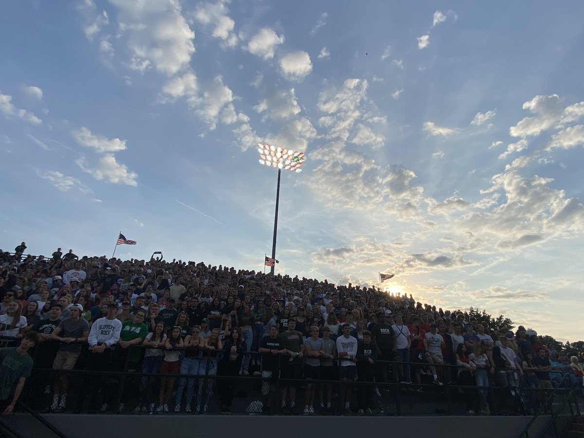 SRockRowdies's tweet photo. Best Student Section in @PSACsports #RockRowdies https://t.co/5PiFwMGOJg