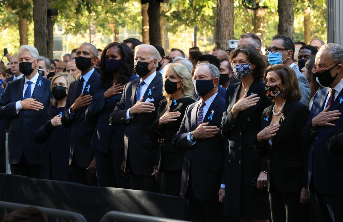 EdwardTHardy's tweet photo. This is how former presidents are commemorating 9/11 https://t.co/9YroW97rei