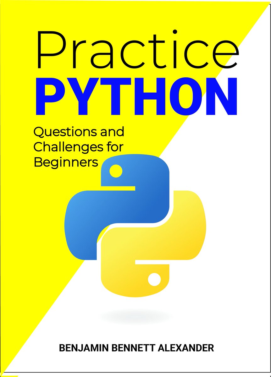 RealBenjizo's tweet image. Coming soon. Python book.
#Python #Python3 #practicepython #pythonprogramming #pythonlearning #pythoncode #100DaysOfCode
#PyTorch