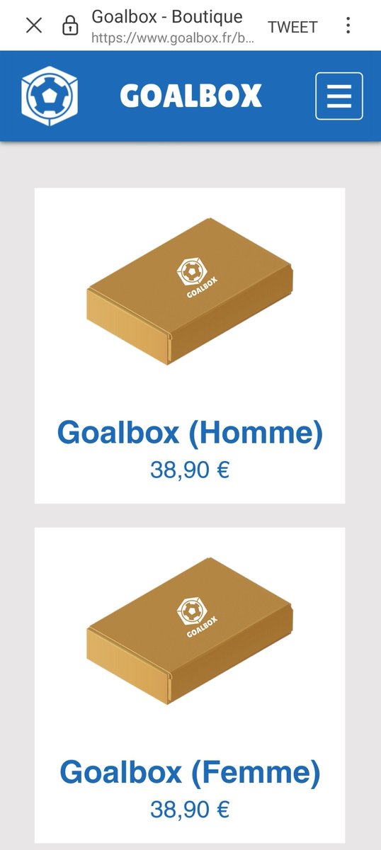 ForeverReims's tweet photo. Pour ma TL fan de foot voici #Goalbox par le biais de @HexaFootFR
Des maillots alรฉatoires pour hommes, femmes ET enfants.
#TeamSDR #SDR https://t.co/6xk33yExtv