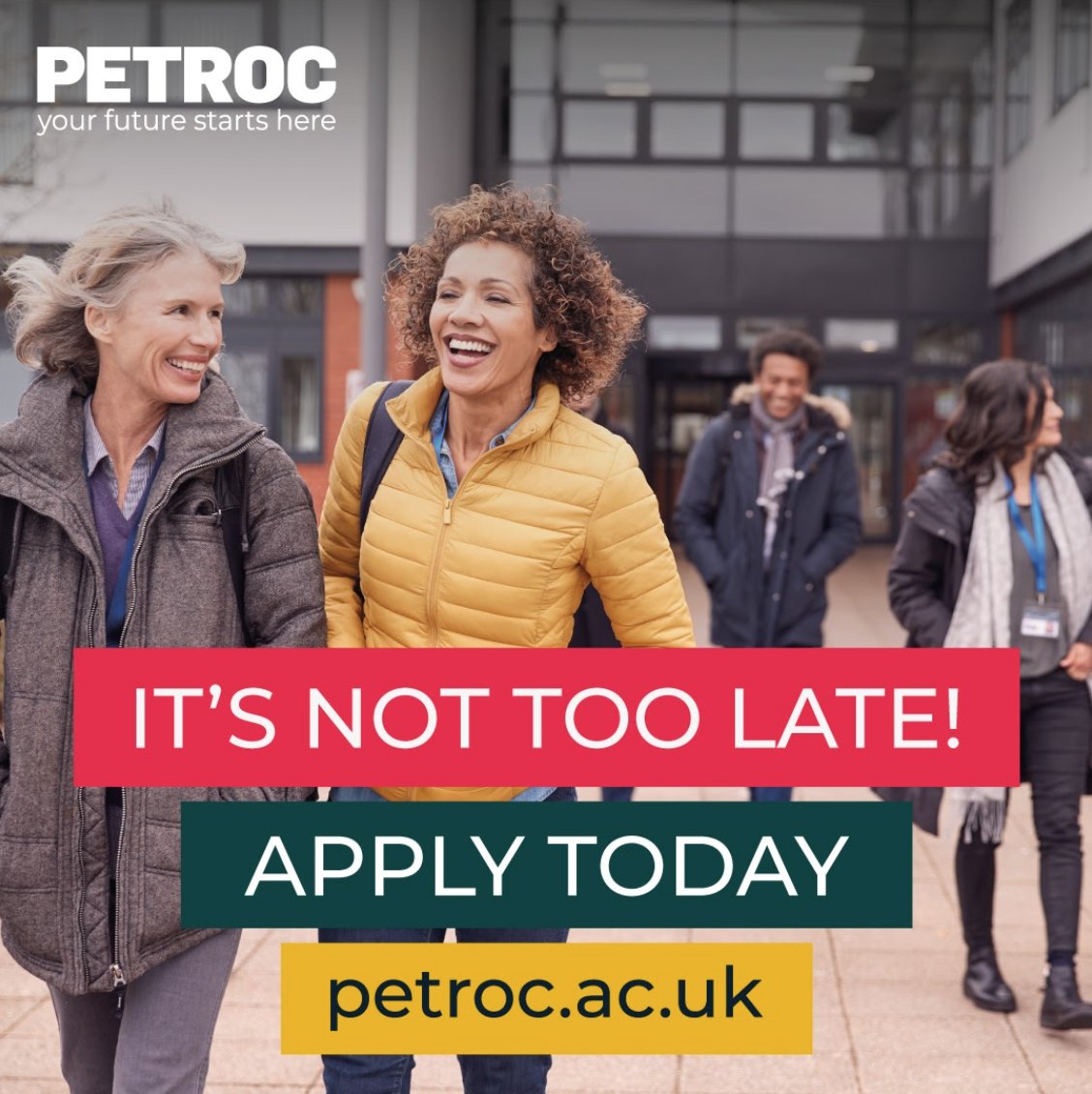 It's never too late 🕐 to peruse your dream career. 

As an adult learner you might be faced with obstacles, our part time courses can work seamlessly around your life. 

Apply for a part-time course starting this September: petroc.ac.uk/courses/adult-…