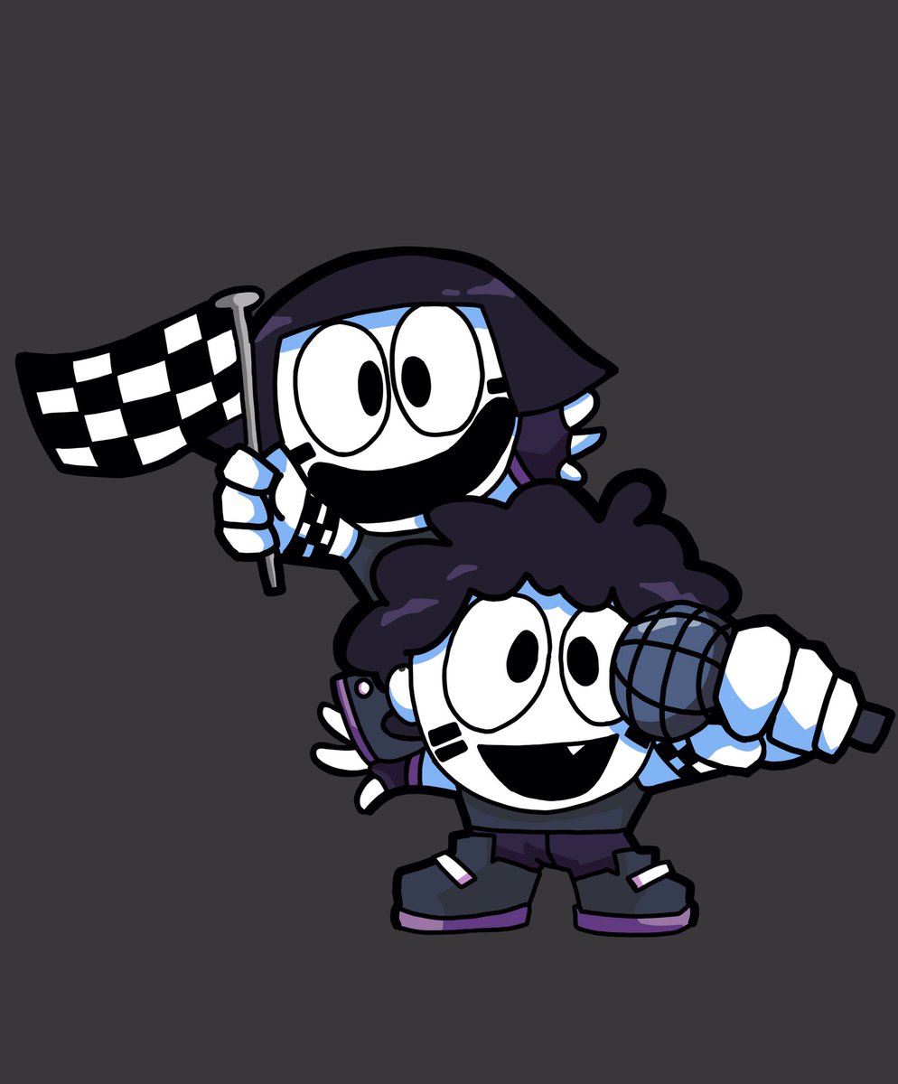 FNFracing's tweet photo. #FNFracing
#fridaynightfunkinmod 

Here’s Sussy Lemon Demon, The kids and their mom, Lila- Someone gotta drive right? XD https://t.co/v8FXUJN03g
