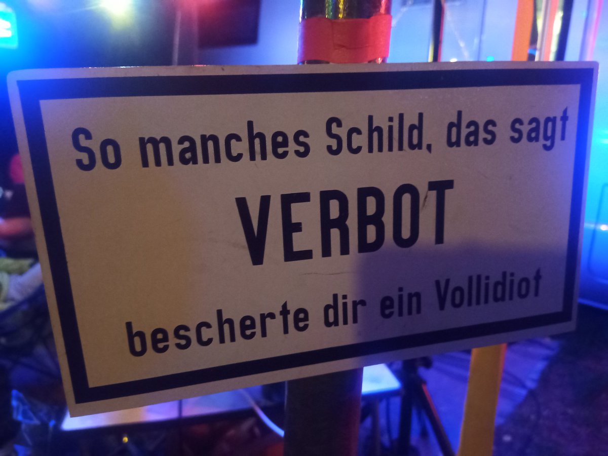 Ohne Worte. #verbietenVerboten