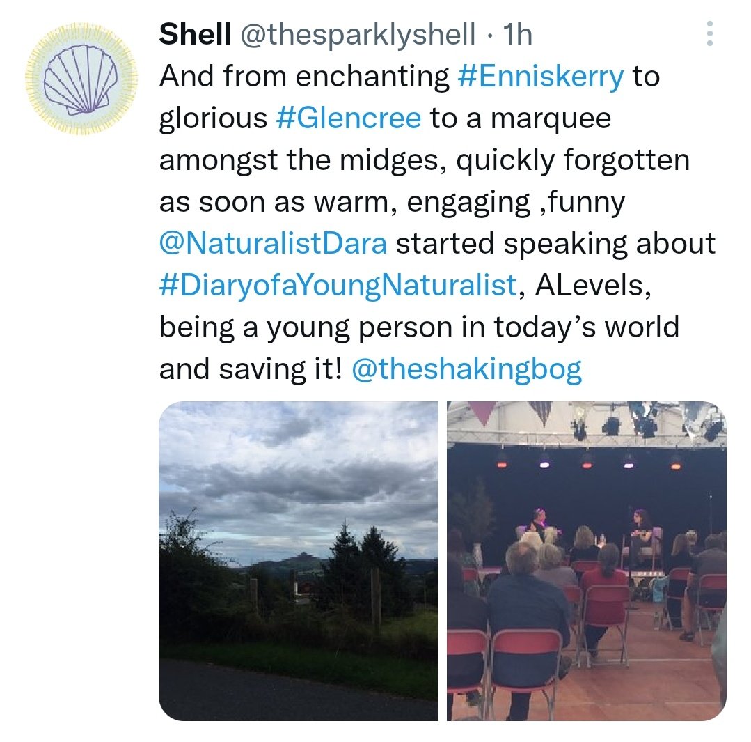 theshakingbog's tweet photo. We've had lovely feedback today from friendso, visitors and attendees. Thank you all.

Special thanks to our speakers, our @FightingWordsIE facilitators, our volunteers, the @mermaidarts, @GlencreeCentre and @Aurora_Glencree venue staff and @LiveStreamIRL and @RuralVagabonds too. https://t.co/eP4XwQeAcv