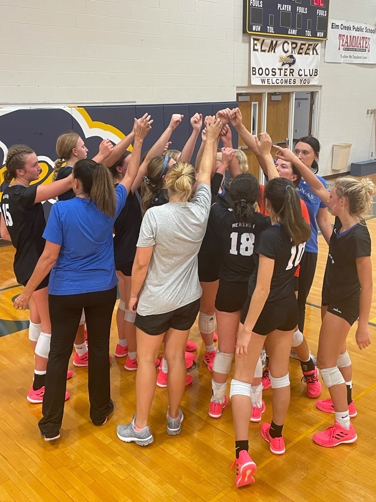Hershey volleyball beats Pleasanton 2-1 to win the Elm Creek tournament. Three quality wins today for the Lady Panthers today!