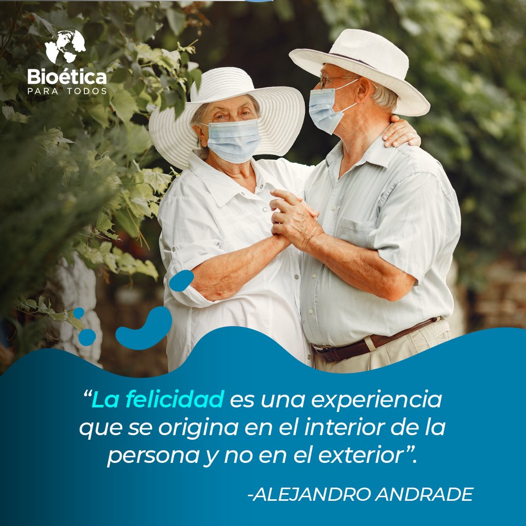 La felicidad es una experiencia que se origina en el interior de la persona y no en el exterior. 

ALEJANDRO ANDRADE