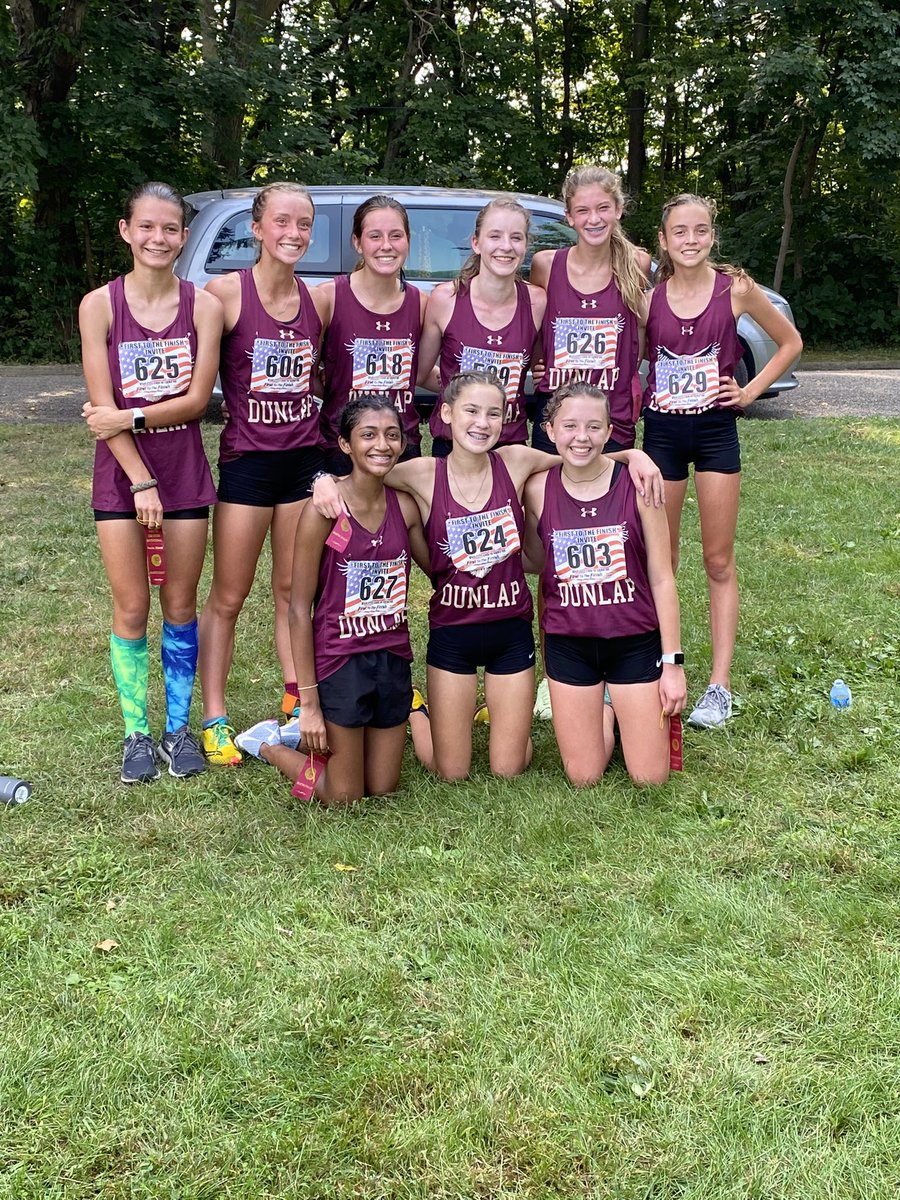 McGuireCoach's tweet photo. Girls take 2nd overall and boys 23rd at FTTF Invite! Lady Eagles put their top 5 in the first 31 runners! Keep Grinding & Go Eagles π¦
#dhsxc https://t.co/tJOW7p86YE