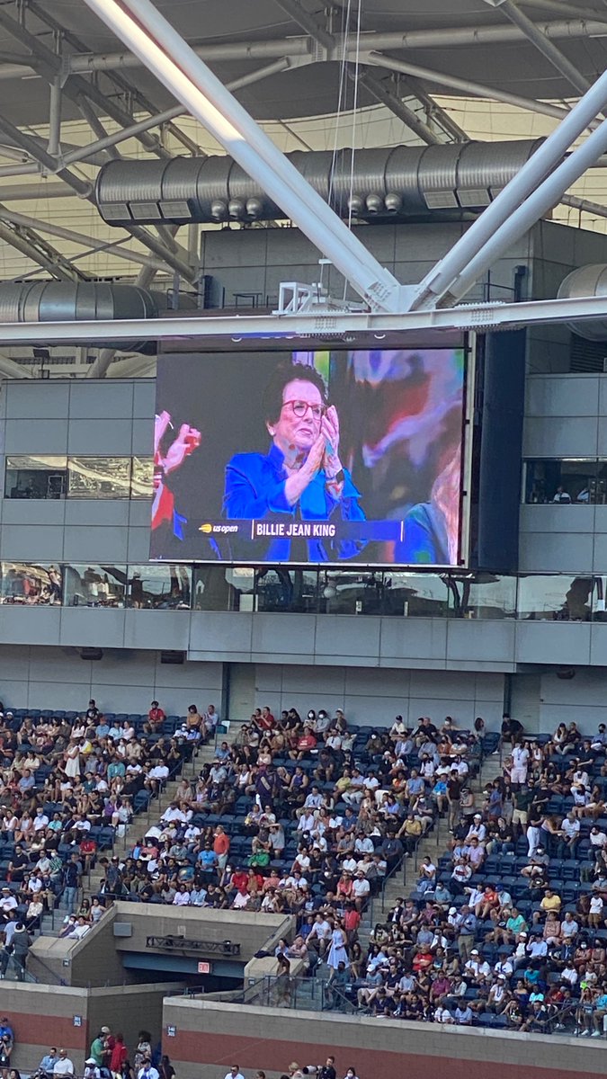 Hello Billie #USOpen 🎾🎾🎾