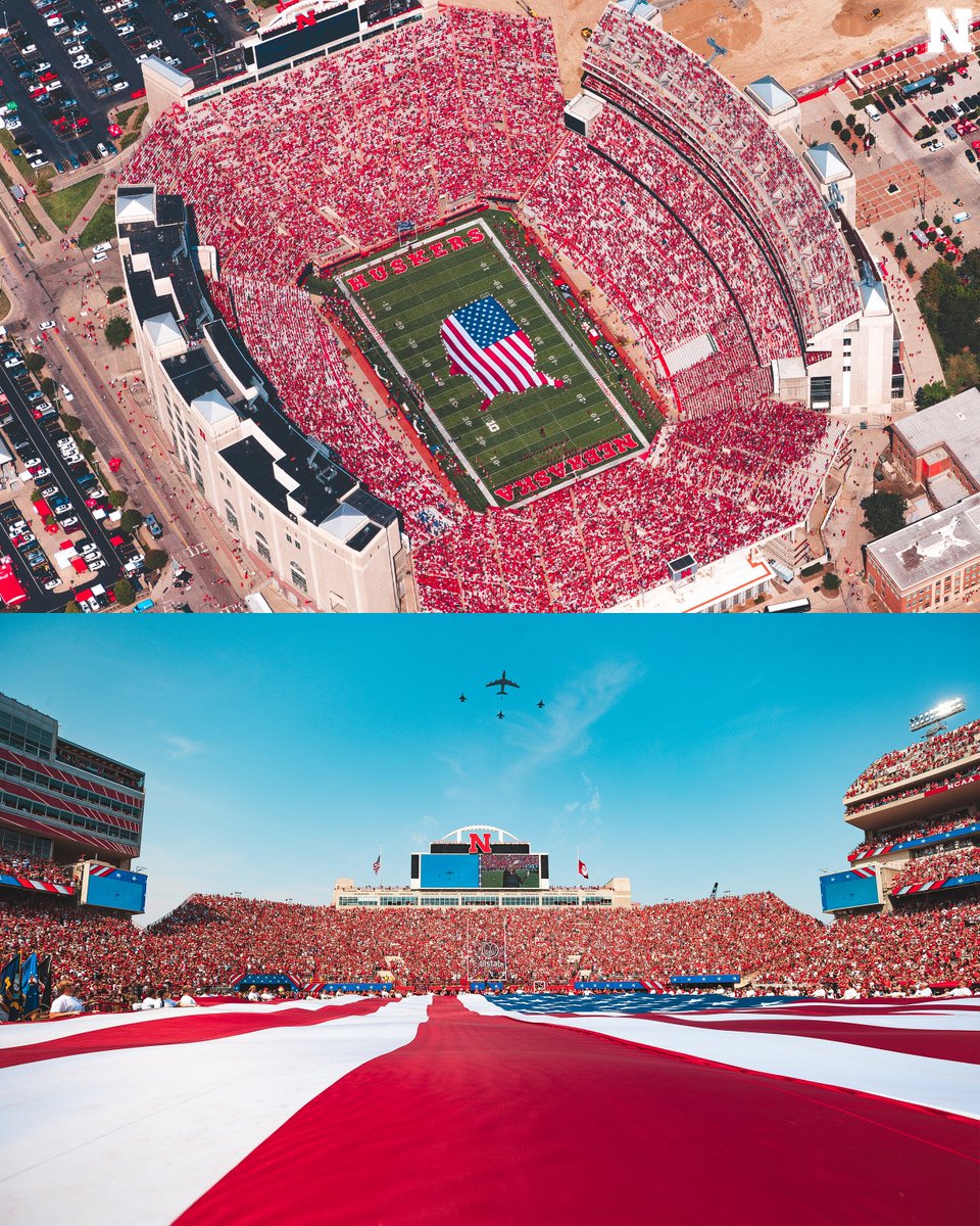 Huskers's tweet image. Home of the brave. 🇺🇸