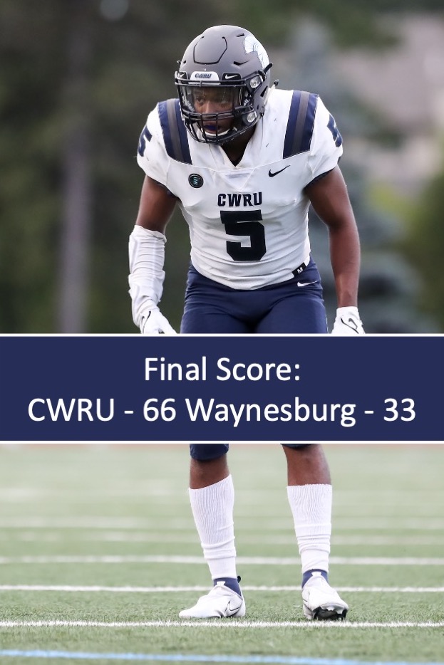 Final Score: 

CWRU 66 
Waynesburg 33