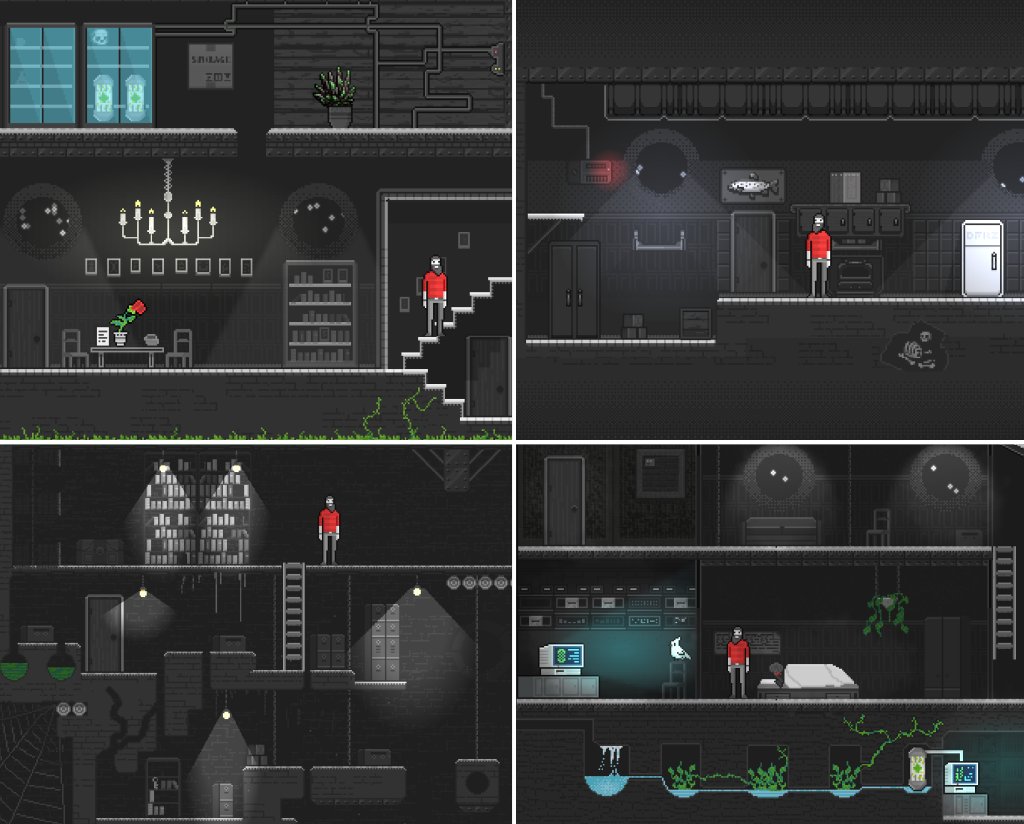 picofloppy's tweet photo. @GameDevDavid319 Thanks for hosting!
#DeepFrozen is a short, story-driven, hassle-free platformer-adventure. Here are 4 (out of 7) rooms of the first level. The second level is almost complete. The third, and last, level will be just a couple of rooms ... so I could actually finish this game :) https://t.co/EciXNLmoD5