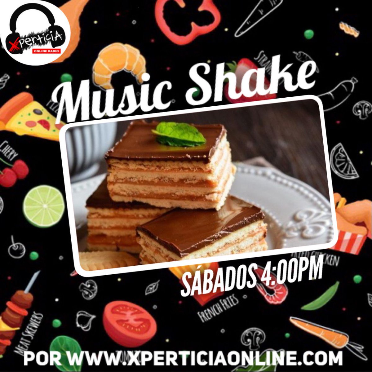 XperticiaOnline's tweet photo. 🔵TODOS los SÁBADOS 4:00pm (Hora Bolivia) escucha:
"🎶#MUSICSHAKE!🧁". Conduce: Anna Astorga y America Medina.
Solo en: https://t.co/qu4huAu5Zv
#XperticiaOnlineRadio #RecetasDivertidas #Gastronomía #Recetas #Alimentación https://t.co/3kyfl6mM3Y