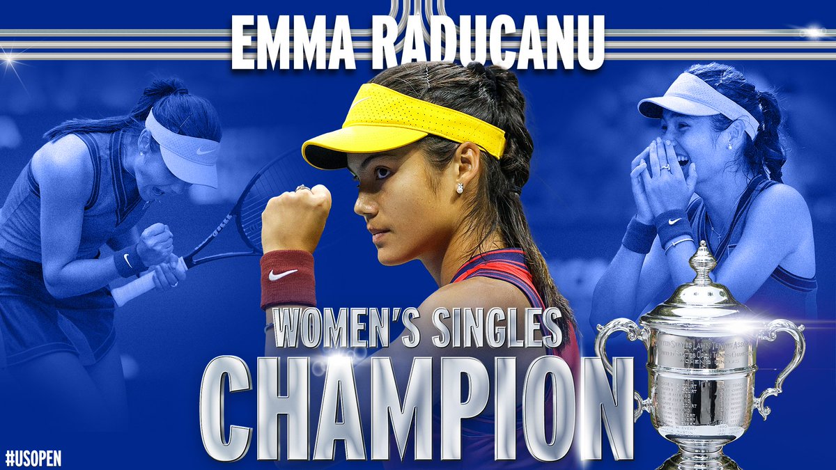 Emma Raducanu's storybook run ends with the 🏆 in New York!