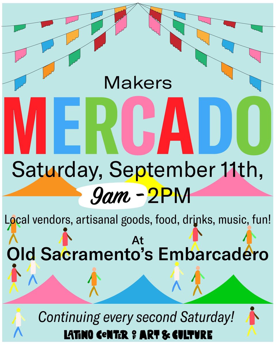 SacLatinoRT's tweet photo. Happening TODAY! Please support local artists. https://t.co/y7IKggZ0Pp