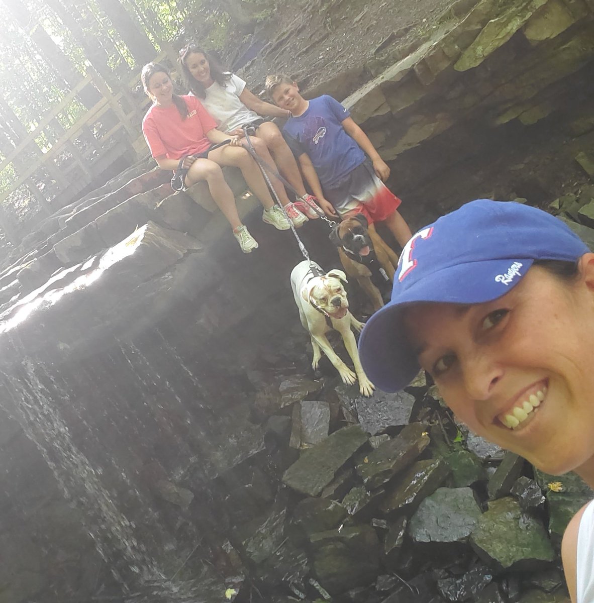 Great day for a few hikes with my crew #sharpenthesaw #Recharge