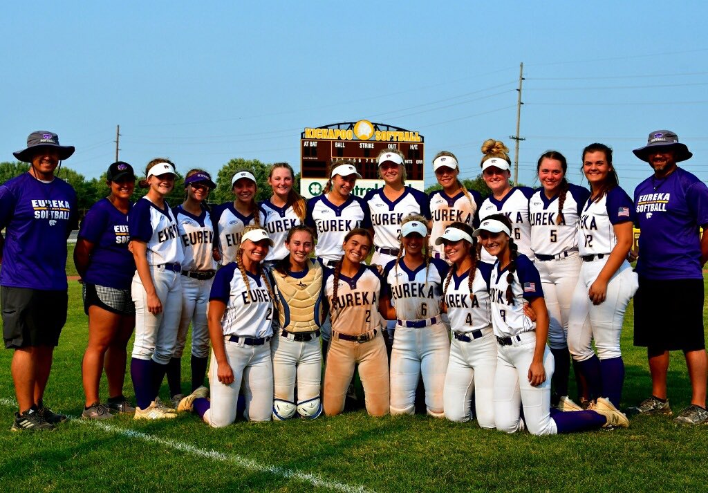 Varsity Wildcats finished off the 31st Annual Ozark Fall Festival by beating Springfield Kickapoo 12-2 &amp; winning the Gold Bracket Championship. The Cats finished 4-1 on the weekend &amp; improve to 12-1 overall.🥎🇺🇸<a href="/EHSActivityDir/">Eureka HS Activities</a>