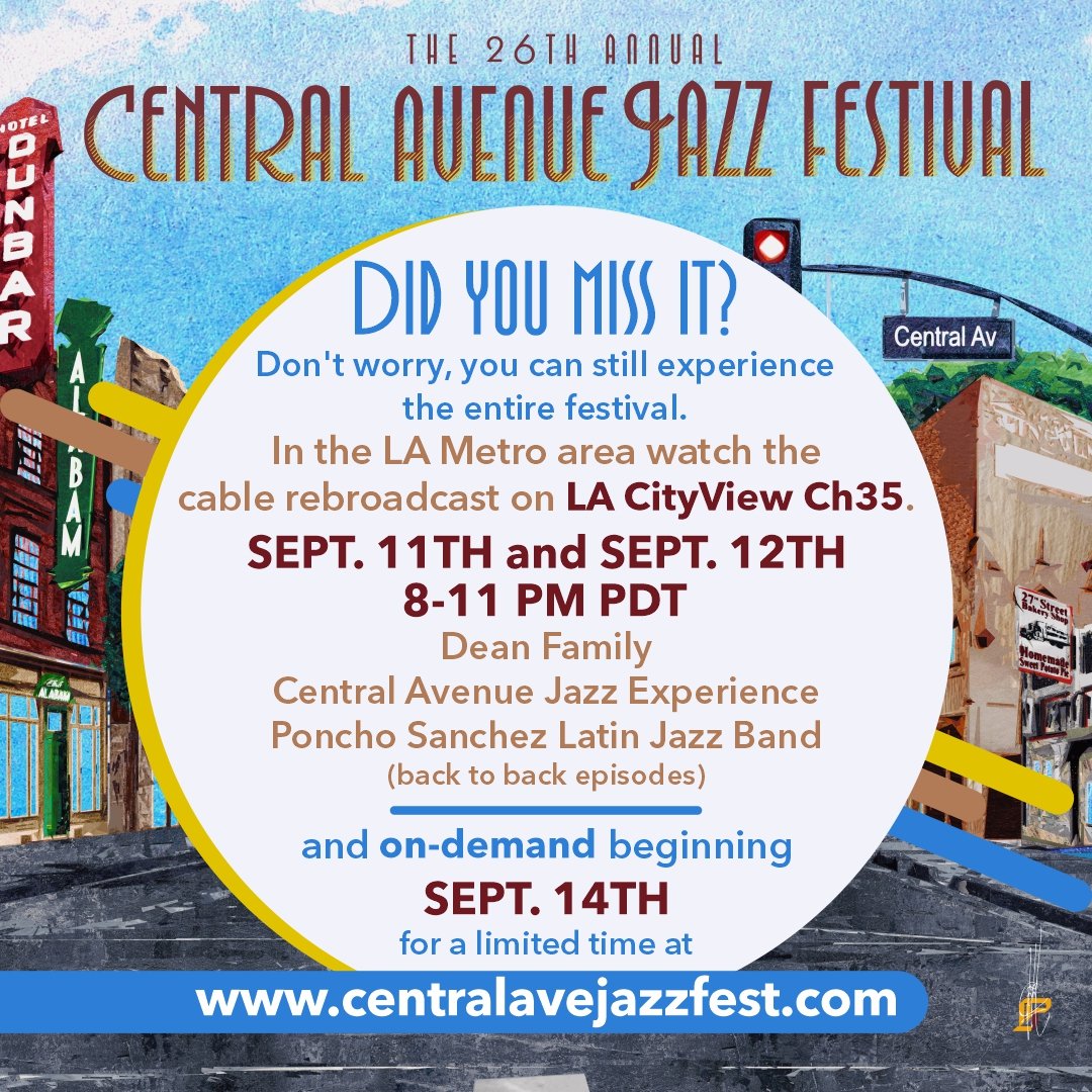 Official Central Avenue Jazz Festival on Twitter "Did you miss one of