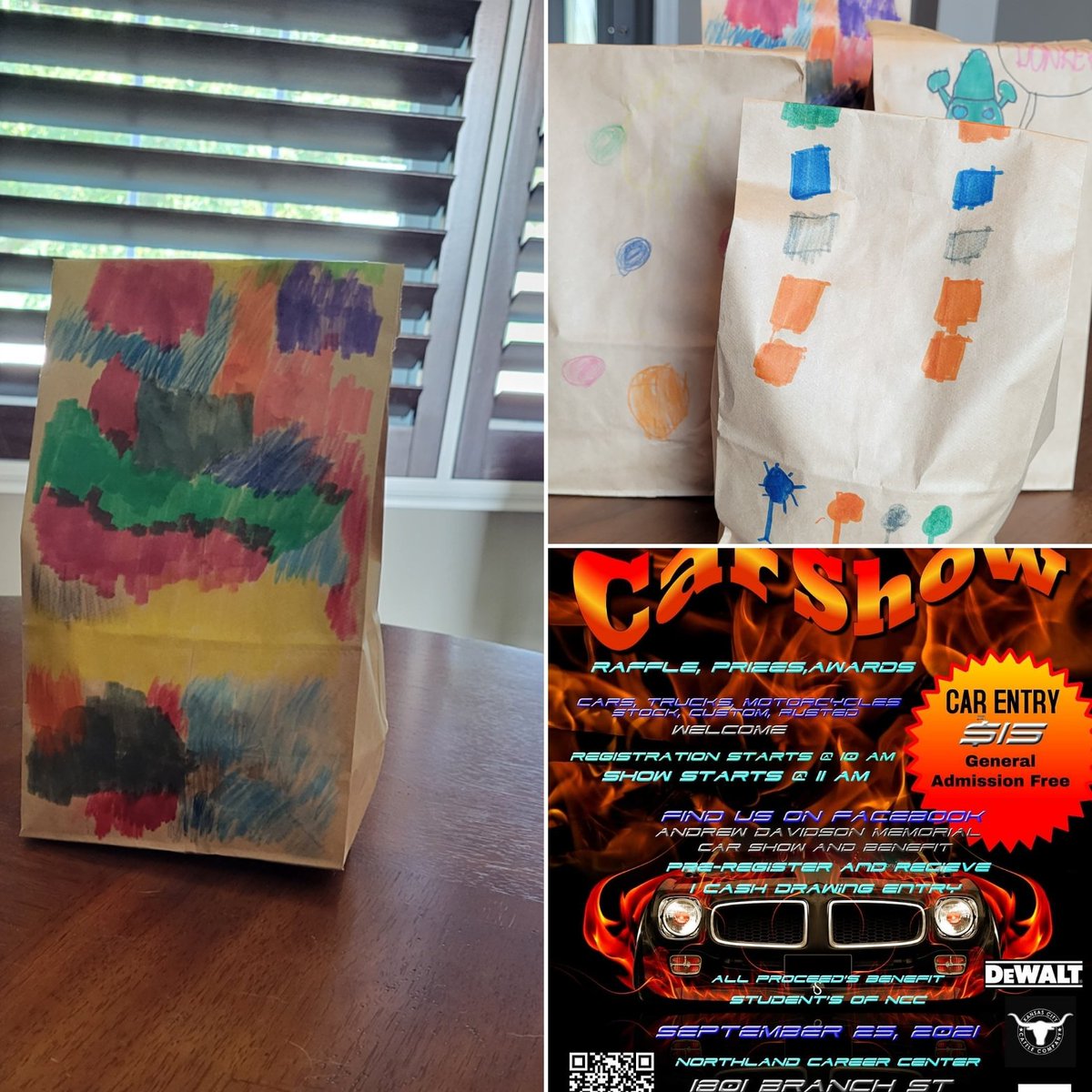 ldavidson112's tweet photo. Join the fun 9/25 from 11 to 2 @NCCRocks. See cool cars and purchase a Mystery Grab Bag! You never know what treasures you'll get! All proceeds go toward scholarships @NCCRocks Don't miss out! #kcclassiccars #kccarshow https://t.co/TIso7NBsBQ