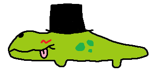 IcanBeatOTD's tweet photo. ms paint crocodile believes in you https://t.co/kyVJewJCWi