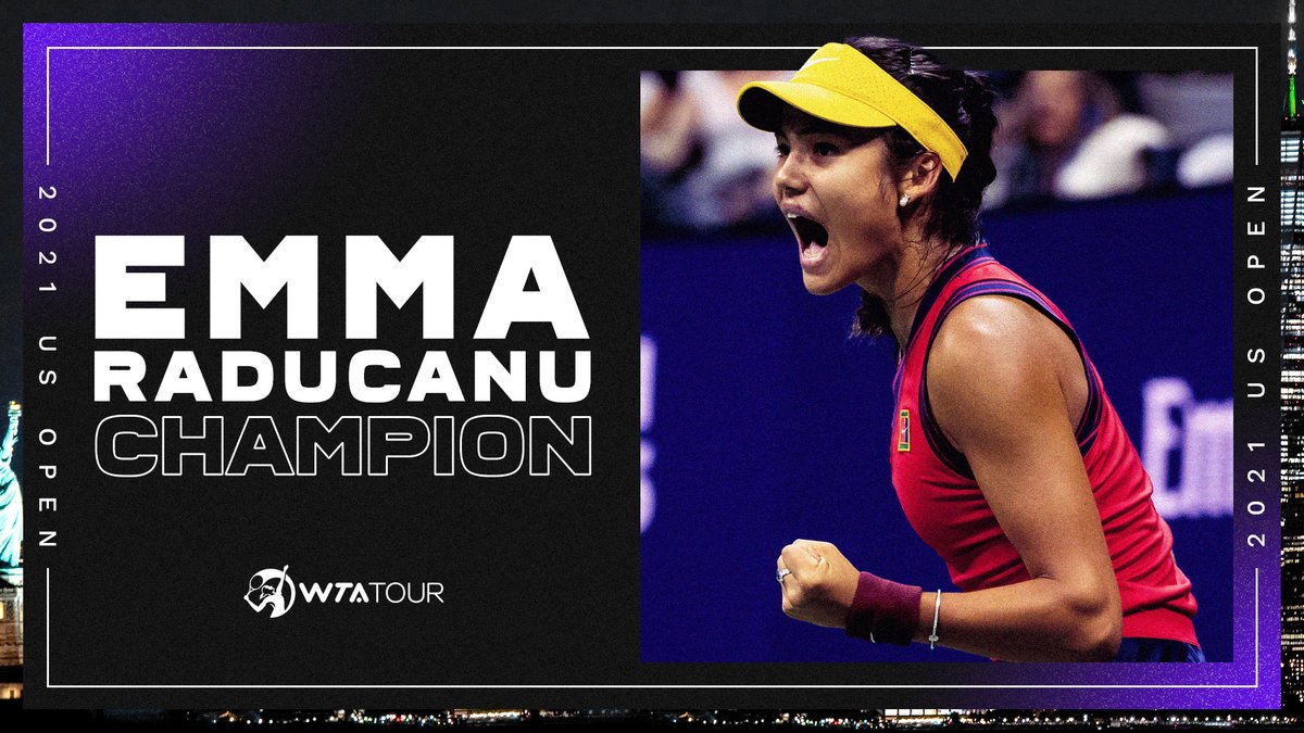 Totally Rad 🤙

🇬🇧 <a href="/EmmaRaducanu/">Emma Raducanu</a> completes her 𝒽𝒾𝓈𝓉𝑜𝓇𝒾𝒸 run and is the first qualifier in the Open Era to win a Grand Slam title 🏆