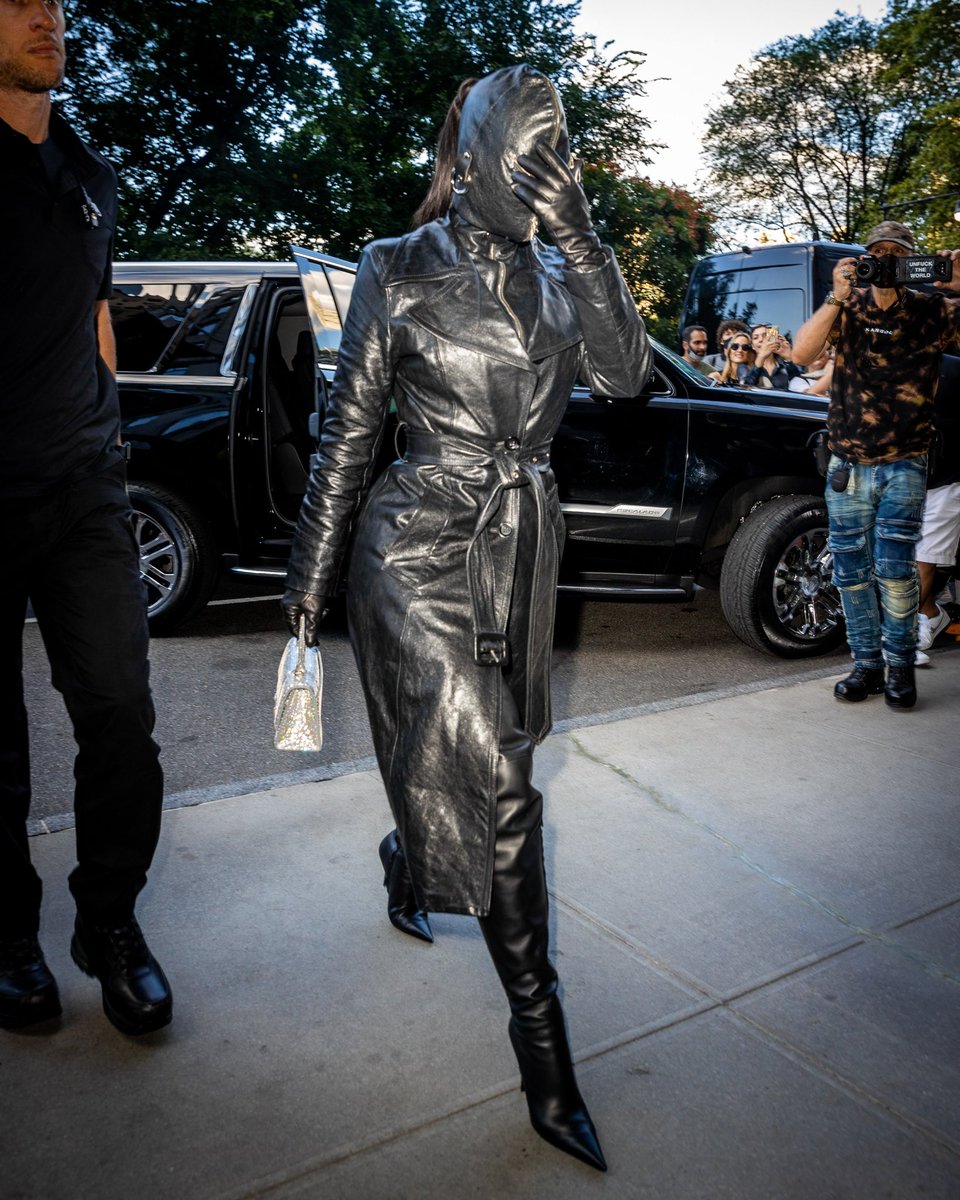 Kim arriving to NYC, NY on September, 11, 2021.