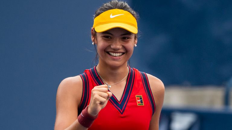 Congratulations to Emma Raducanu on being the first British woman to win the Grand Slam singles in 44 years 🎾👑 #USOpen2021