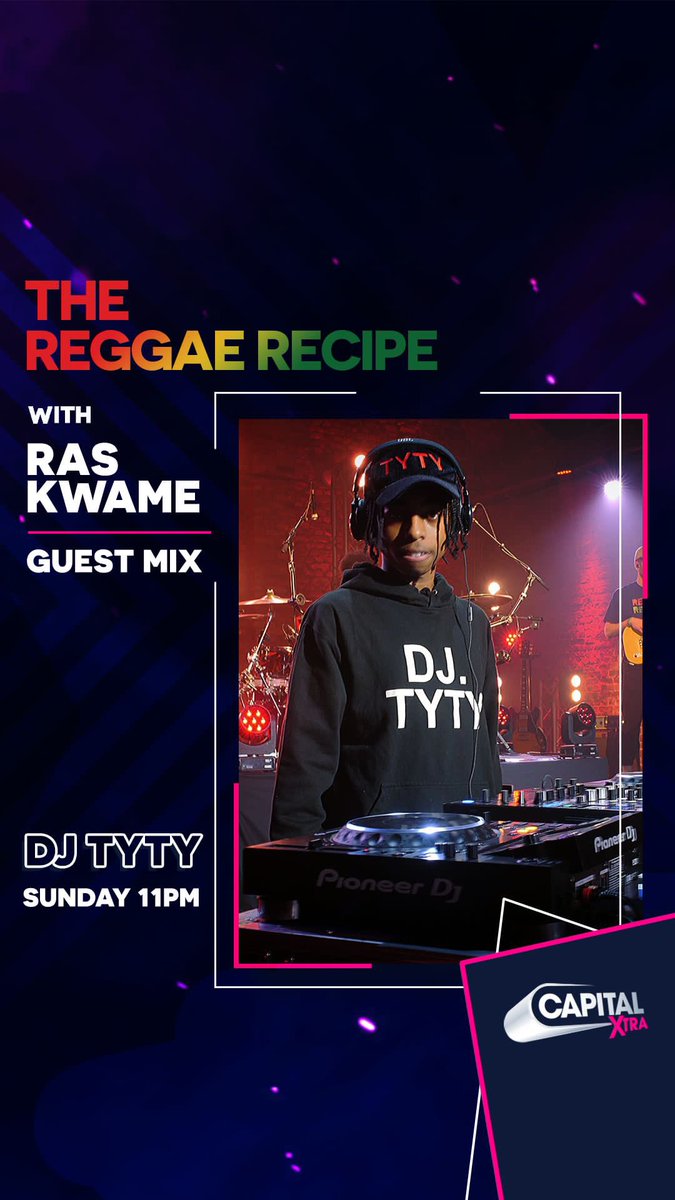 The Work Don’t Stop Catch Me On <a href="/CapitalXTRA/">Capital XTRA</a> Tomorrow Guest Mix From 11PM @Raskwame #ReggaeRecipeShow 🔥🔥🔥

Big Thank you To: 🙏🏽🙏🏽🙏🏽
<a href="/RASKWAME/">Ras Kwame</a> 
@Global

Music From: 🎶
<a href="/Stylog/">Stylo G</a> <a href="/GOVANAGENNA/">LEGACY</a> 
<a href="/DemarcoDaDon/">DEMARCO</a> <a href="/IAMHITMAKER/">Hitmaker HitGanG</a> 

#CapitalXtra #GlobalPlayer #Radio #LetsGo #ReggaeRecipe #d