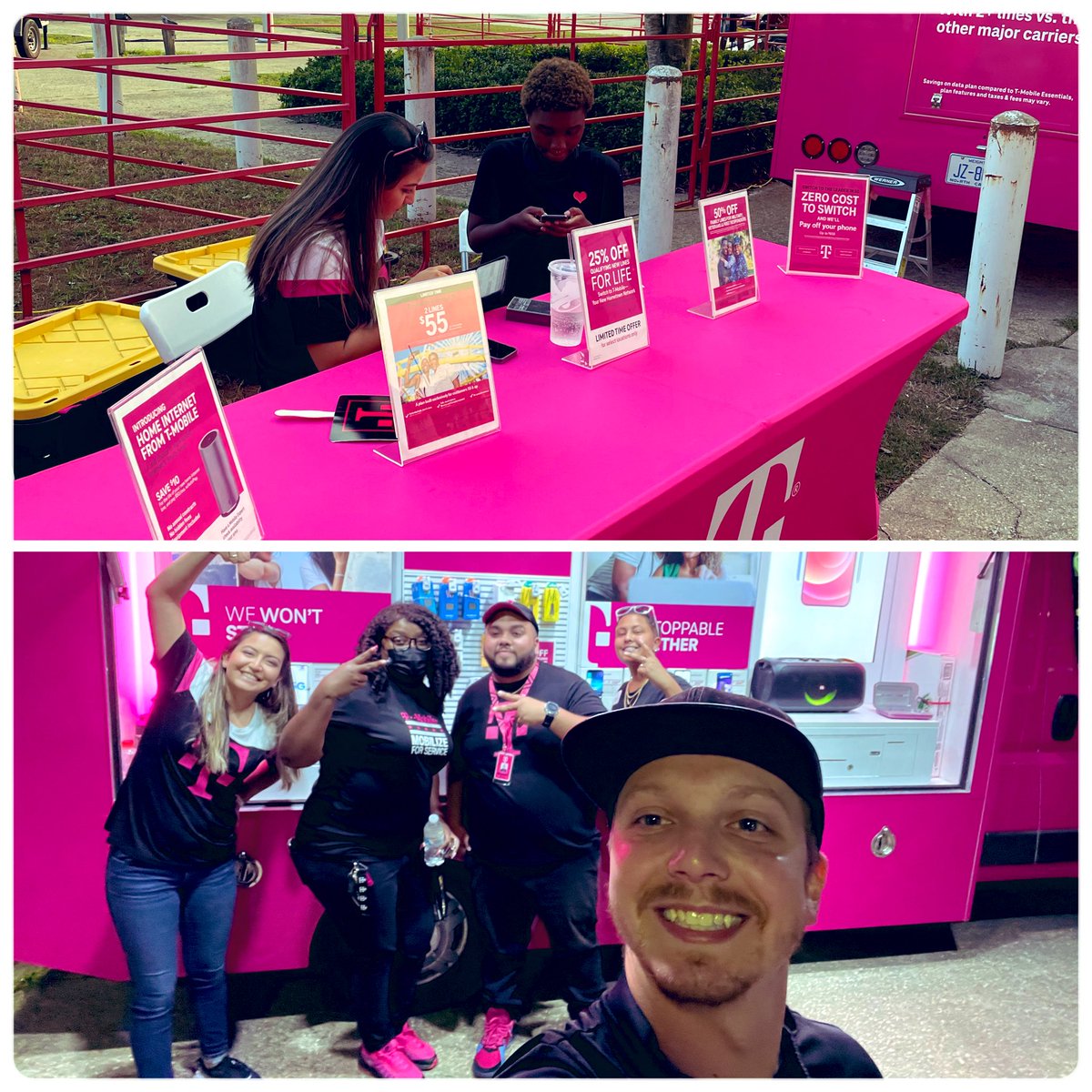 Went to visit the team at the fair last night and got to see the HTE’s in action! They are working hard to win the fast start contest! <a href="/GrandelSam/">Sam Grandel</a> <a href="/MrDennisJones/">Dennis Jones</a> <a href="/ChappyCLT/">Matt Chappell</a>