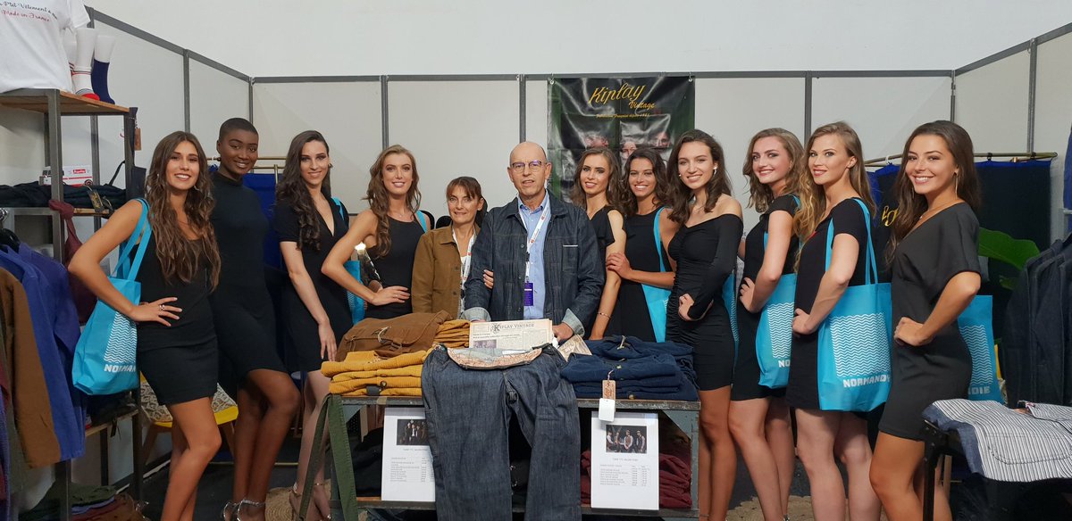 Une visite des canditates Miss Normandie sur notre stand Kiplay Vintage sur le Feno