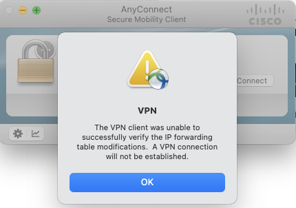 jjmtwitt's tweet photo. Save your sanity, business and enterprise users. Pick ANY other VPN other than @Cisco AnyConnect– your #WFH zen will be shattered. Especially on #MacOS. 😒 https://t.co/men0yM86OG