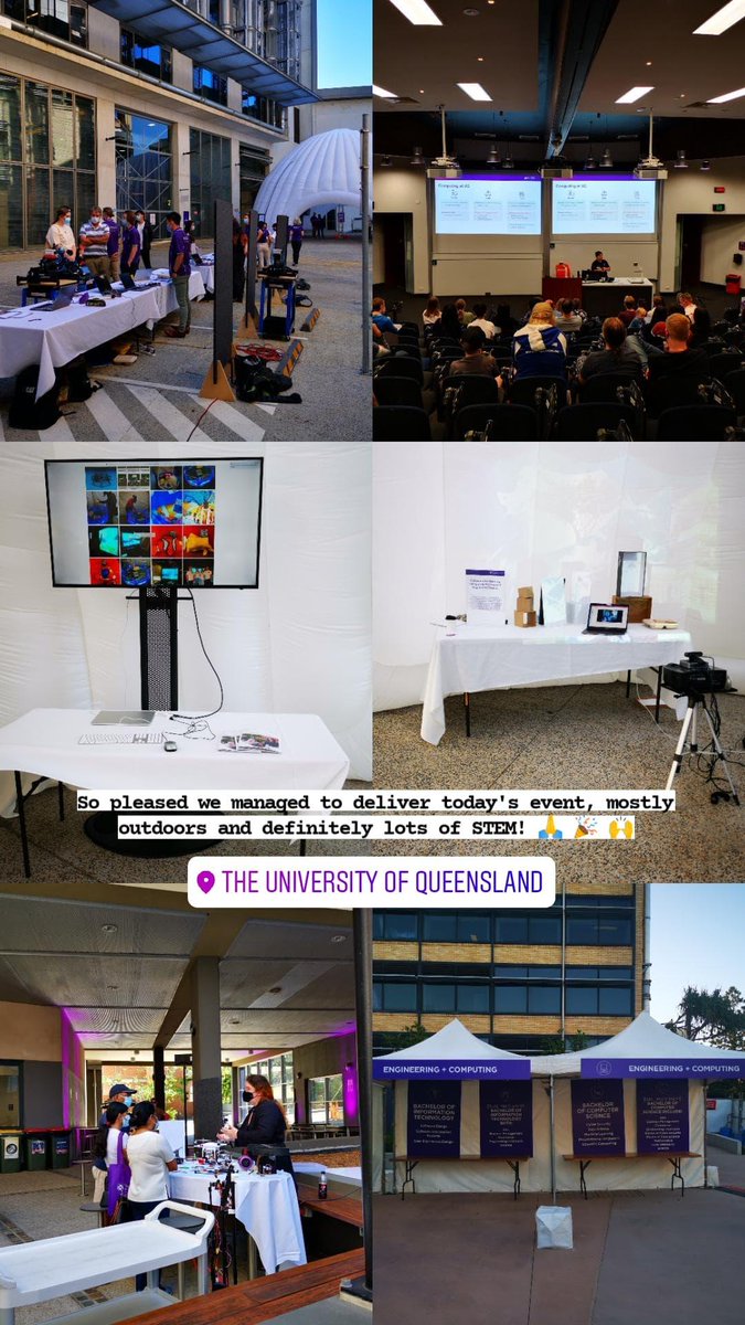 Glad we got to do this yesterday @ the UQ Engineering, Design and Computing Experience Day 👏 #STEMeducation #UQITEE