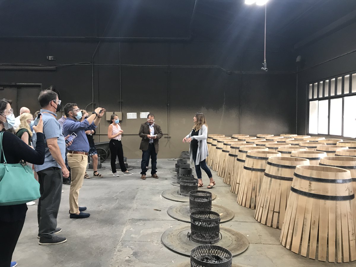 foodbizschool's tweet photo. .@CIACulinary's Master's in Food Business or Wine + Beverage Management program students just wrapped their first residency this week @CIAatCopia in Napa. Thanks to @griffodistill @prcheese #mcevoyranch #demptosnapacooperage + many Napa Valley wineries for the great experiences! https://t.co/xslNm1WlQU