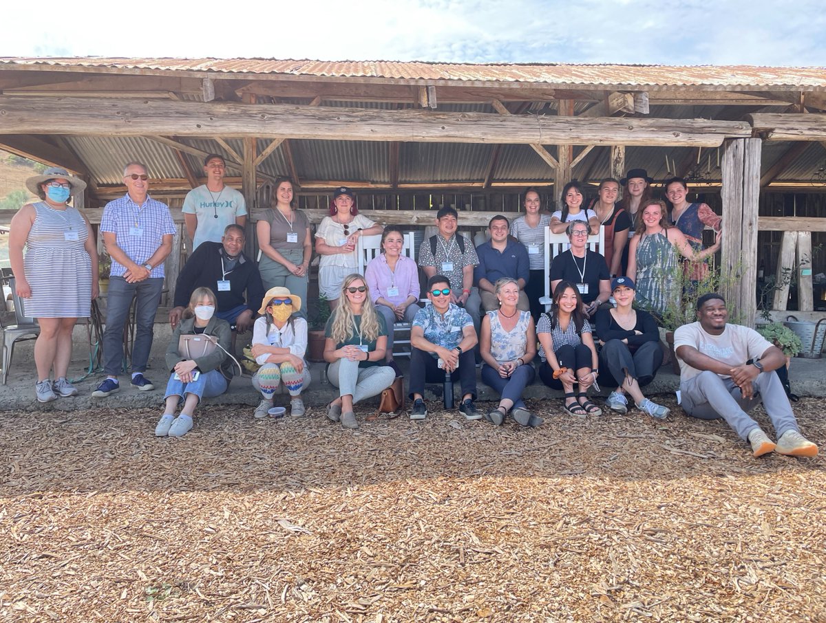 foodbizschool's tweet photo. .@CIACulinary's Master's in Food Business or Wine + Beverage Management program students just wrapped their first residency this week @CIAatCopia in Napa. Thanks to @griffodistill @prcheese #mcevoyranch #demptosnapacooperage + many Napa Valley wineries for the great experiences! https://t.co/xslNm1WlQU