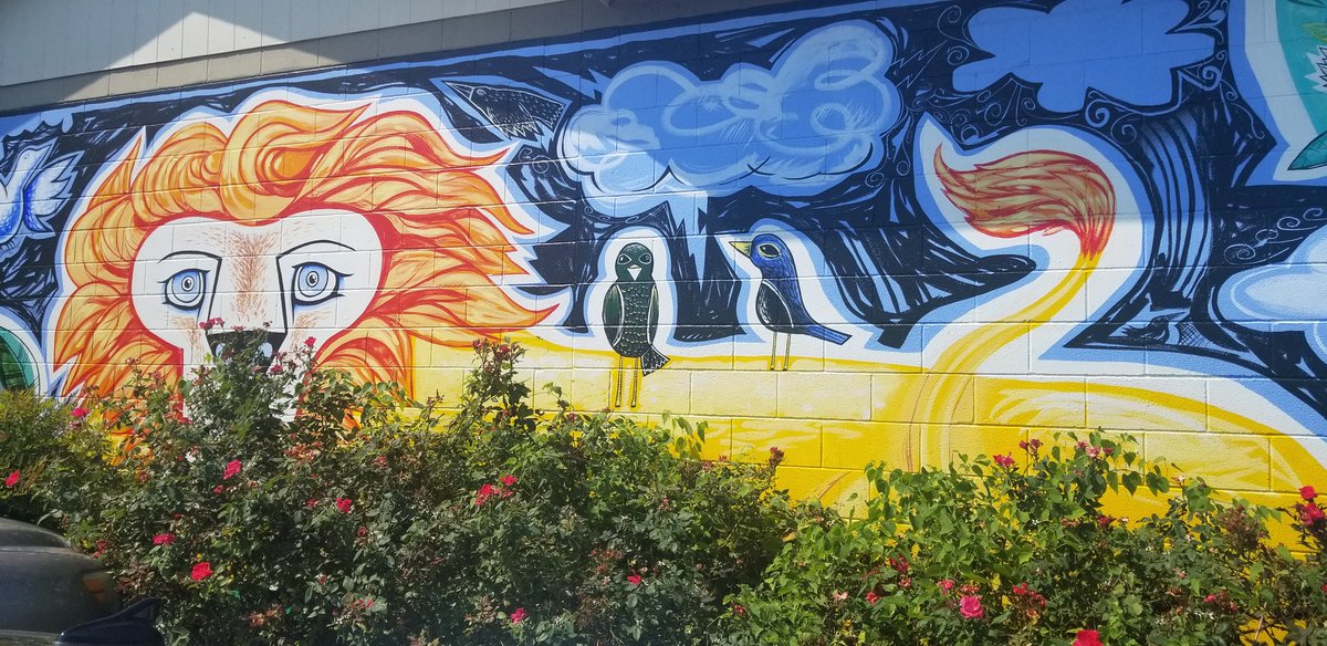 knoxroadtripper's tweet photo. @SouthernerSays @VisitBishop @SashaEats @poetiktrip @NYCapricorn @MadHattersNYC @Adventuringgal @StevenOnTheMove @CharlesMcCool I didn't know it was #StreetArtSaturday when I snapped these pictures today while in Cookeville,TN #murals #publicart https://t.co/sEV5lQd2z7